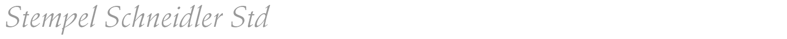 StempelSchneidler font preview
