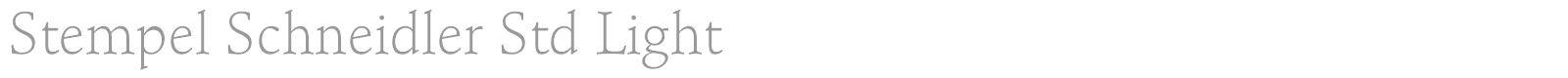 StempelSchneidler font preview
