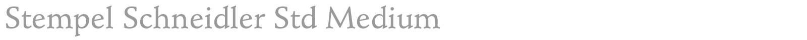 StempelSchneidler font preview