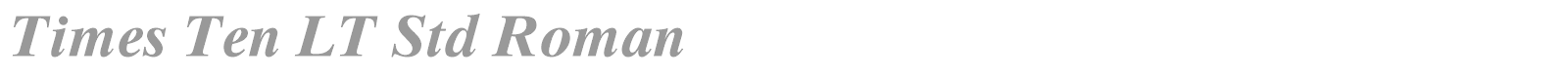 Times Ten LT Std font preview