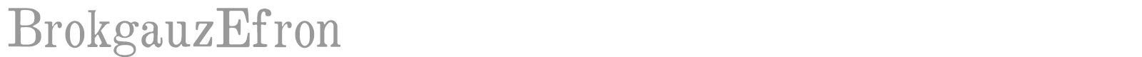 BrokgauzEfron font preview