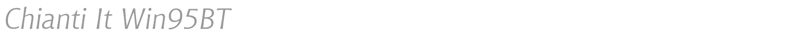 Chianti BdIt Win95BT font preview