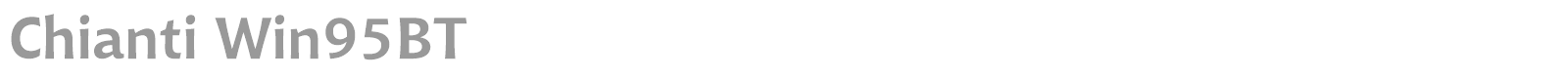 Chianti BdIt Win95BT font preview