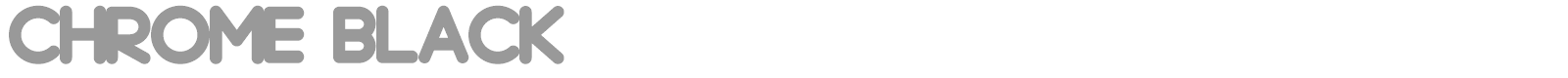 Chrome Black font preview