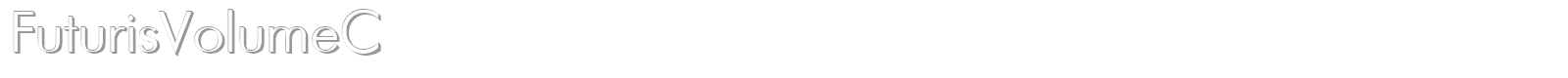 FuturisVolumeC font preview