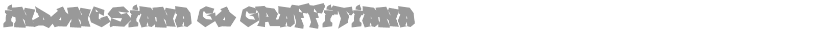 Indonesiana Go Graffitiana font preview