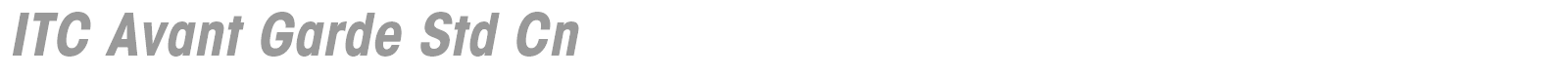 ITC Avant Garde Gothic Std font preview