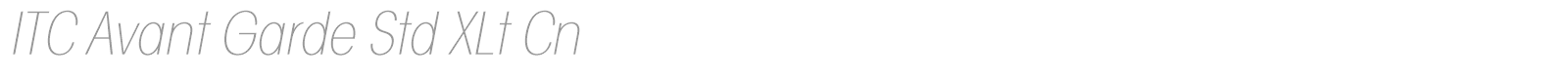 ITC Avant Garde Gothic Std font preview