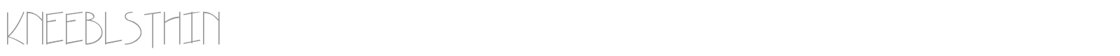 KneeblsThin font preview