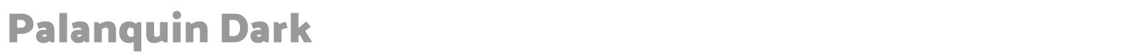 Palanquin Dark SemiBold font preview
