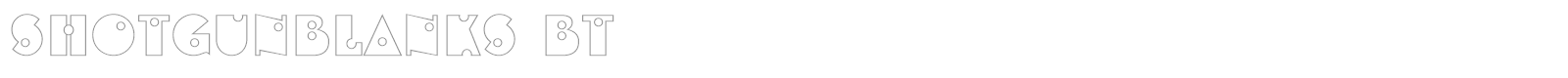 Shotgun? font preview