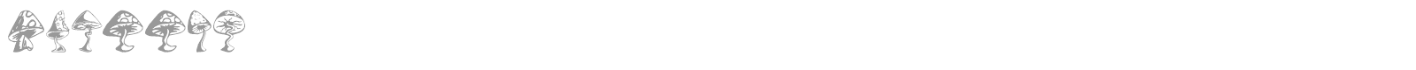 Shrooms font preview