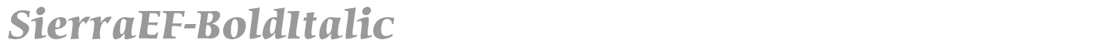 SierraEF-Bold font preview