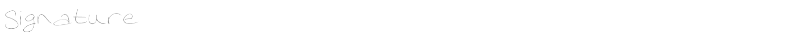 Signature font preview