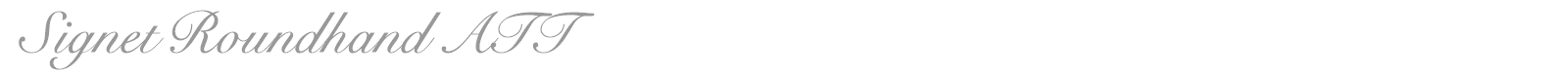 Signet Roundhand font preview