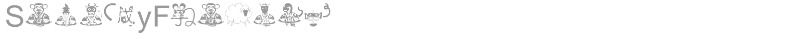 SimplyFriends font preview