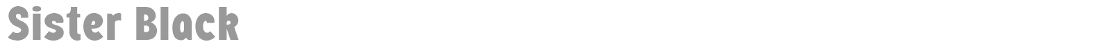 Sister font preview
