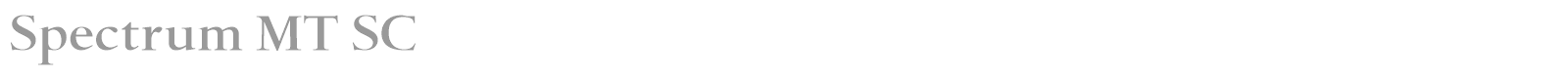 Spectrum MT font preview