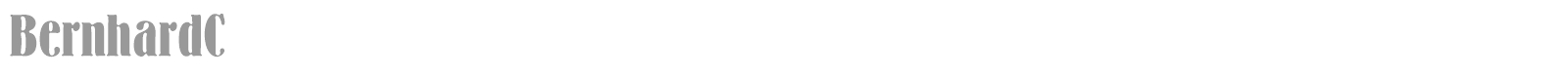 BernhardC font preview