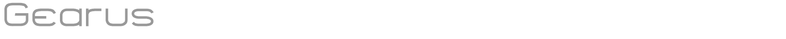 Gearus font preview