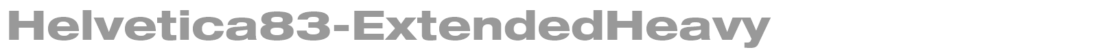 Helvetica83-ExtendedHeavy font preview