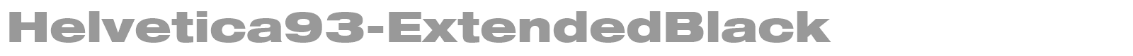 Helvetica93-ExtendedBlack font preview