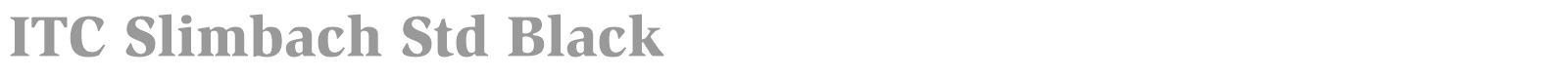 ITC Slimbach Std font preview