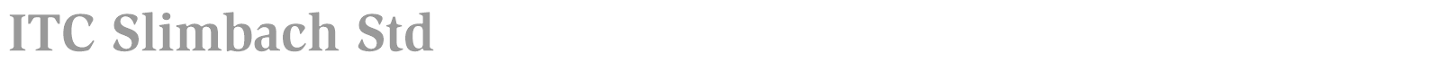 ITC Slimbach Std font preview