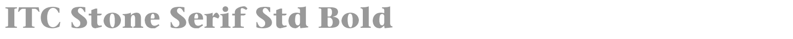 ITC Stone Serif Std font preview