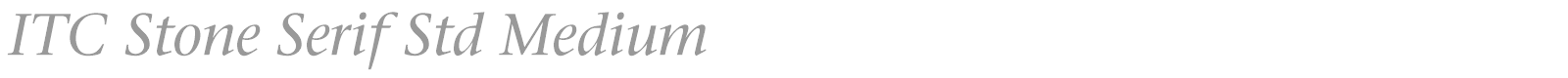 ITC Stone Serif Std font preview