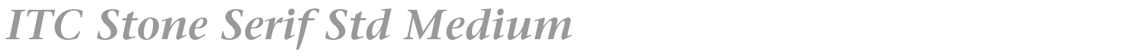 ITC Stone Serif Std font preview