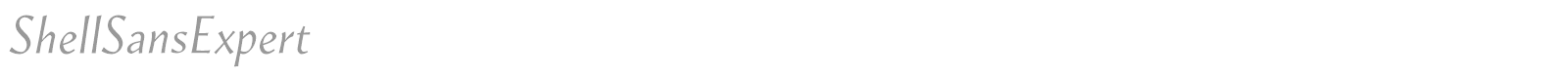 ShellSans font preview