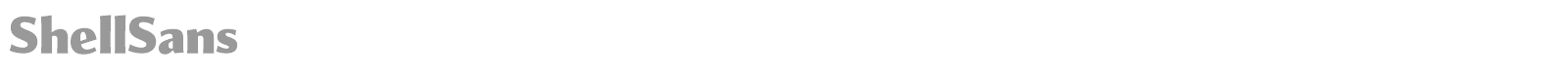 ShellSans font preview