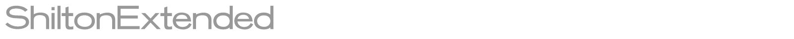 ShiltonExtended font preview