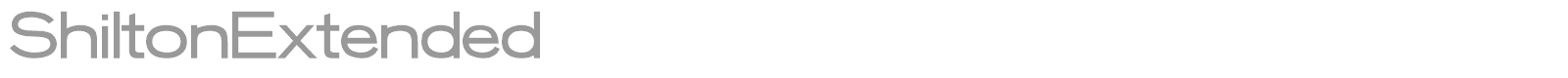 ShiltonExtended font preview