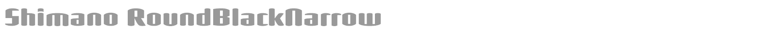 Shimano font preview