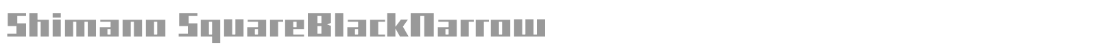 Shimano font preview