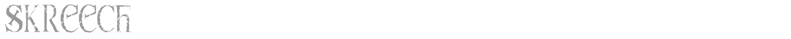Skreech font preview