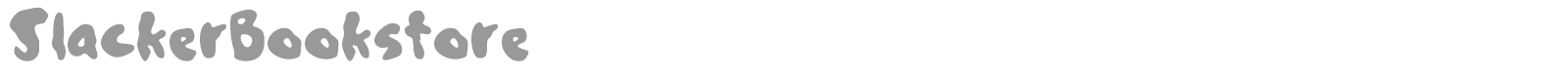 SlackerBookstore font preview