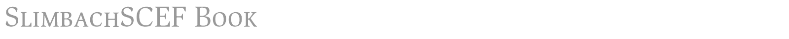 SlimbachSCEF font preview