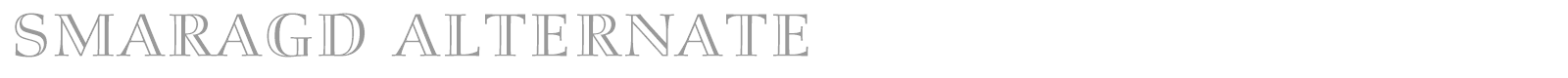 Smaragd font preview