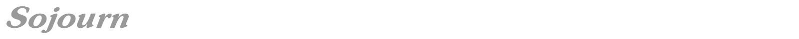 Sojourn font preview