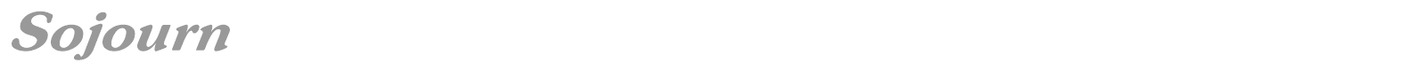 Sojourn font preview
