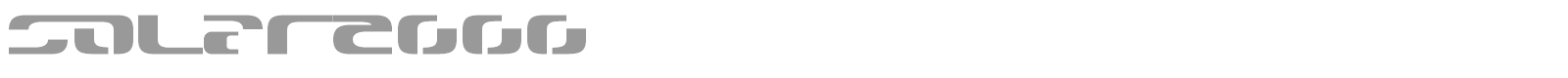 solar2000 font preview
