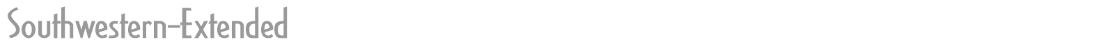 Southwestern font preview