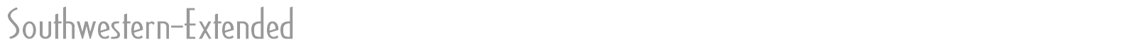 Southwestern font preview