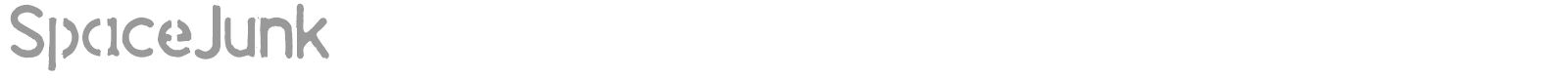 Space Junk font preview