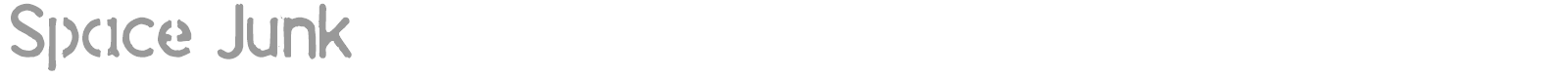 Space Junk font preview