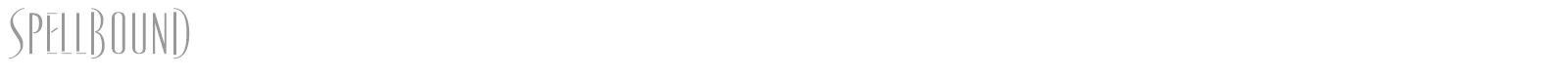 Spellbound font preview