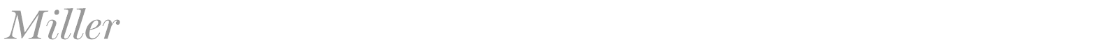 Miller font preview